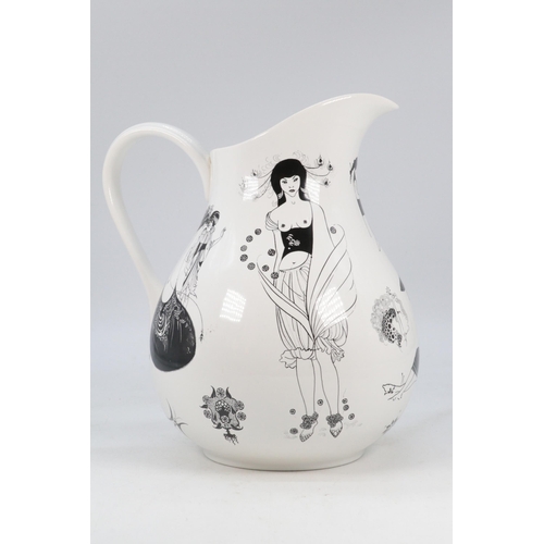 73 - Poole Pottery The Beardsley Collection large jug