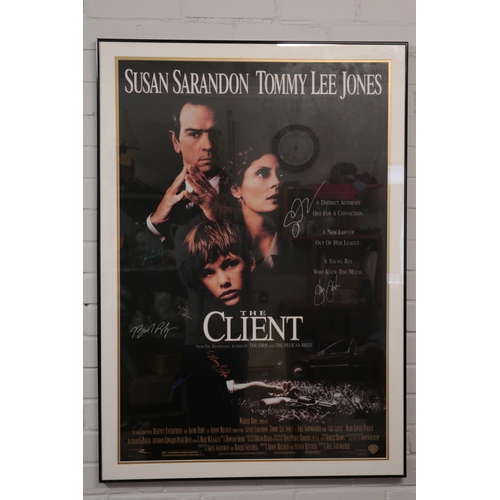 310 - The Client signed and framed film poster with certificate of authenticity
The frame measure 76cm x 1... 