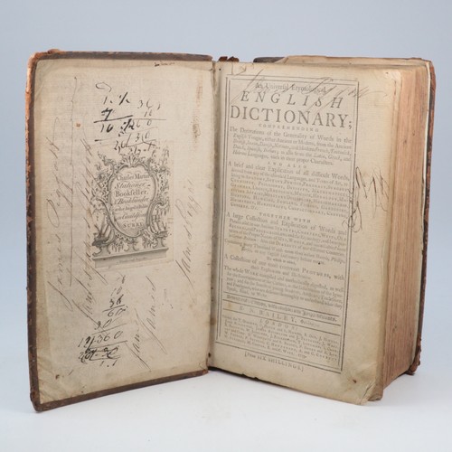 159A - Antique English dictionary 17th edition, illustrated by Frederico, Ludovico