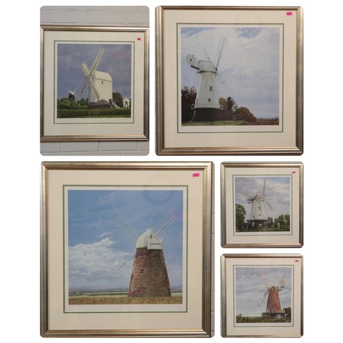 678 - Five limited edition framed prints by Clive McBain. All are approx 68cm x 69cm