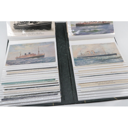 19 - Shipping interest, approximately 120 vintage to later postcards many orient line, P&O assorted