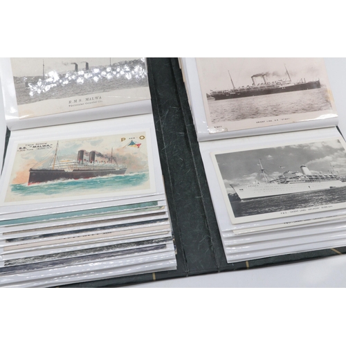 19 - Shipping interest, approximately 120 vintage to later postcards many orient line, P&O assorted