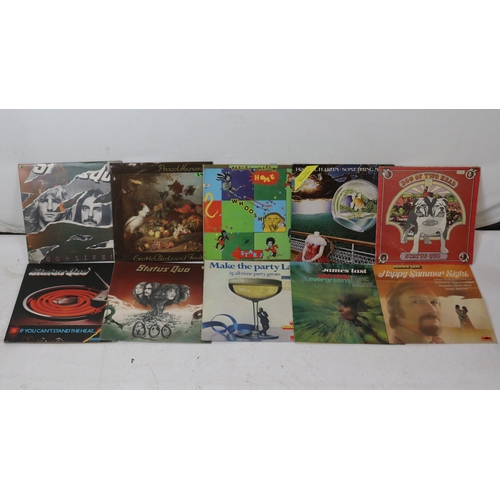 168 - Good assortment of Rock vinyl to include picture discs