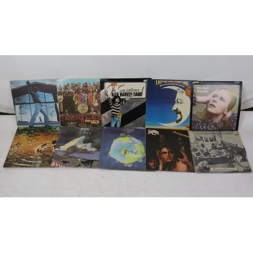 168 - Good assortment of Rock vinyl to include picture discs