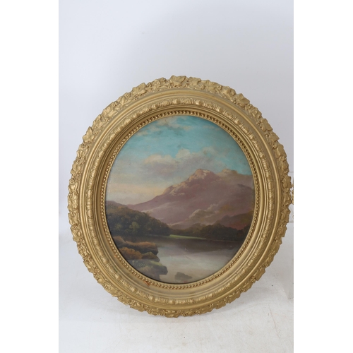 273 - Two victorian oils on card in oval frames