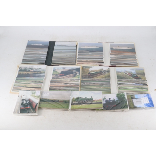 322 - Large quantity of mixed colour photos to include Steam, Ships, Trams, Aircraft etc