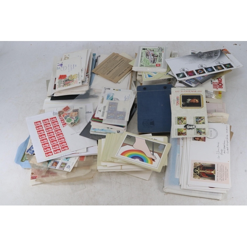 113 - Quantity of stamps, FDC's, postcards, letters etc