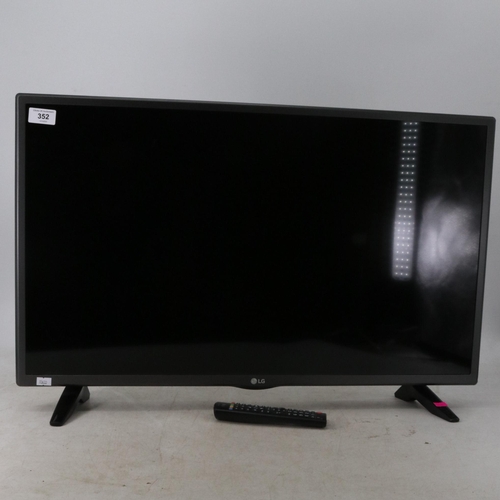 352 - LG 32'' TV model number 32LF5108-ZB with remote TRADE/SPARES/REPAIRS