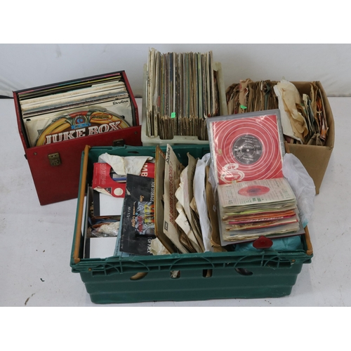 361 - Large quantity of singles, LPs and 78s