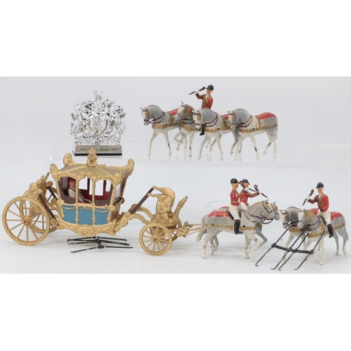 43 - Britains hollow cast coronation coach