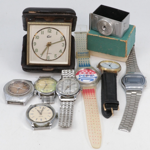 53 - A vintage Sicura automatic wristwatch together with other wristwatches