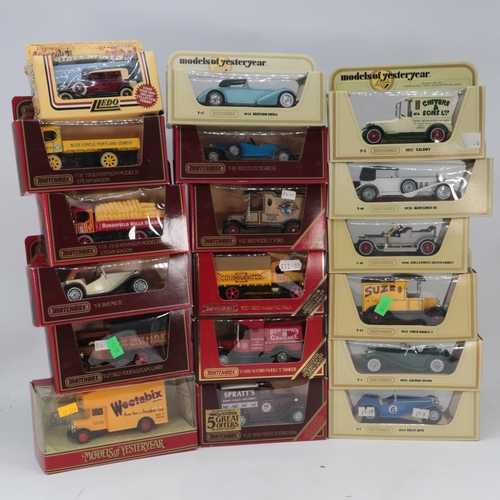 581 - A carton of assorted diecast including matchbox models of yesteryear, classico etc