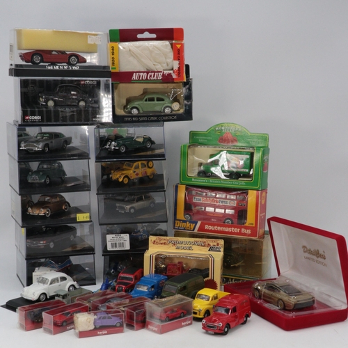 358 - A selection of diecast vehicles mainly boxed to include Vitesse, Vanguards Days Gone, Herpa, Dinky e... 