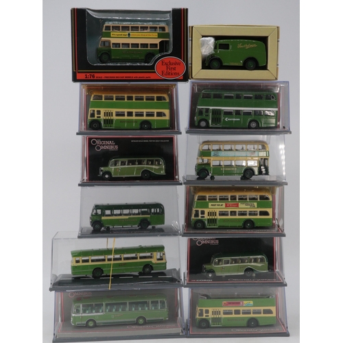 359 - A selection of boxed diecast vehicles including Corgi Original Omnibus OM40201, 400801, 42402, 42001... 