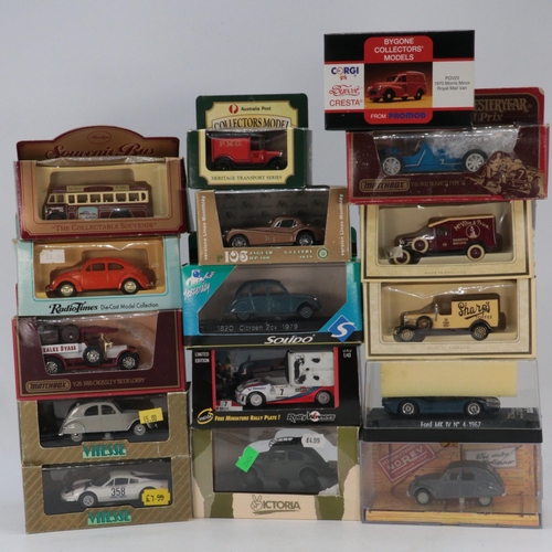 362 - A selection of diecast vehicles mainly boxed to include Vitesse, Solido, Matchbox etc