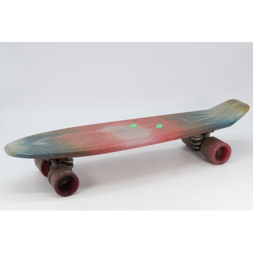 765 - A vintage cruiser skateboard with stud trucks