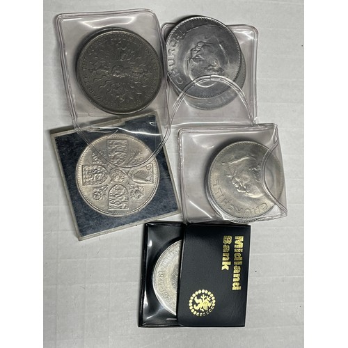 44 - Several tins of assorted GB and other coins to include Victorian Penny's, 1888 worn double florin, s... 