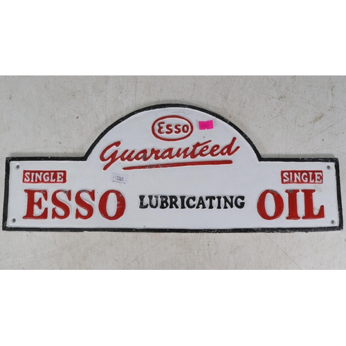 51 - Esso lubricating sign