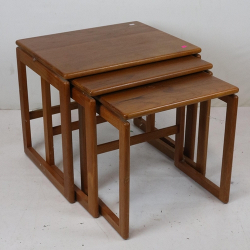 274 - Nest of teak tables