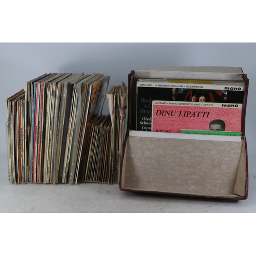 385 - Collection of Jazz and classical LP's, EP's, 10'' and singles to include Beatles, Compilations and a... 