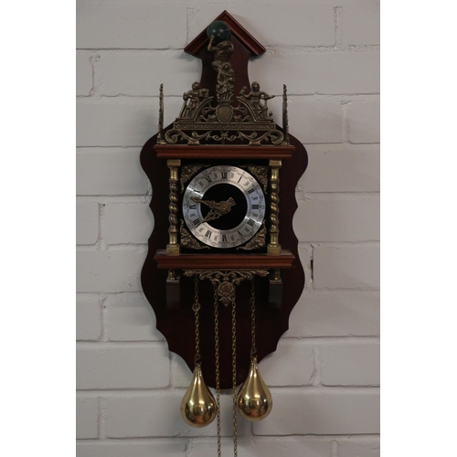 395 - Reproduction Dutch wall clock