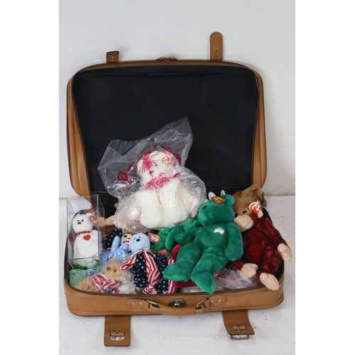 409 - Suitcase full of collectors Beany Babies