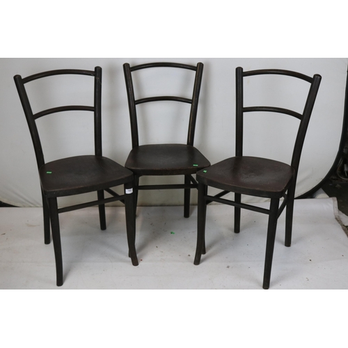 192 - Four vintage thonet cafe style chairs