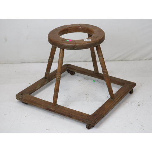 198A - Wooden baby walker for display