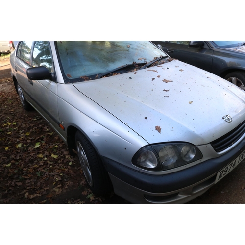 1B - Toyota Avensis 5 door hatchback manual in silver finish, reg R974 TRV (1997) 1.8 litre petrol engine... 