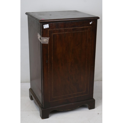 211 - Sheet music style cabinet together with a reproduction coffee table with lyre ends