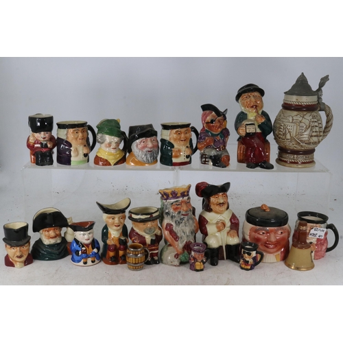 272A - A quantity of assorted Brewery advertising jugs