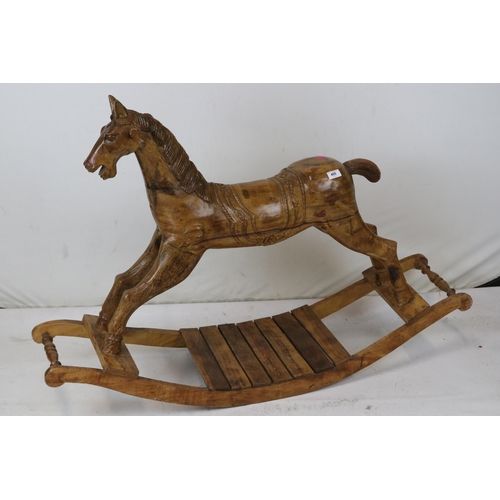 405 - Wooden rocking horse (inspect)