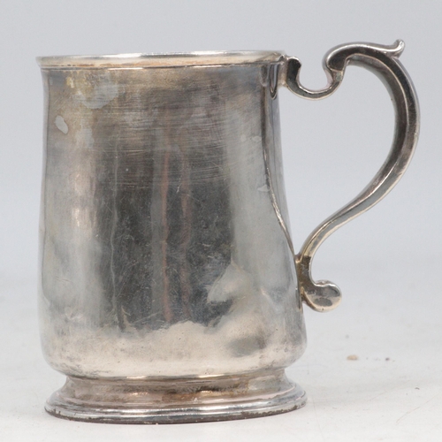 12 - Antique silver hallmarked christening mug