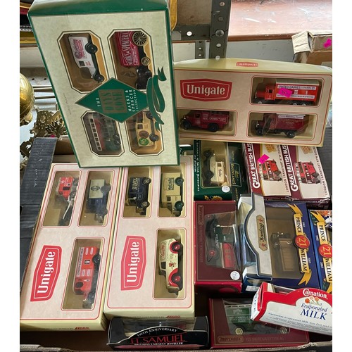 579 - various Lledo diecast sets and models including Unigate, Marks and Spencer etc