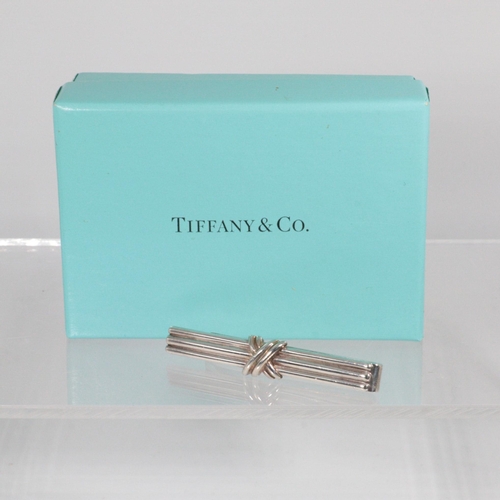 191 - Tiffany and co Sterling silver tie pin with original box