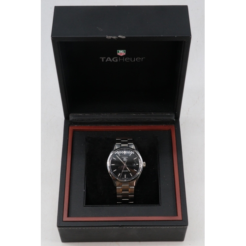 267 - Tag Heuer Carrera automatic gents wristwatch, purchase 2007, model number WV211B-0 boxed with papers