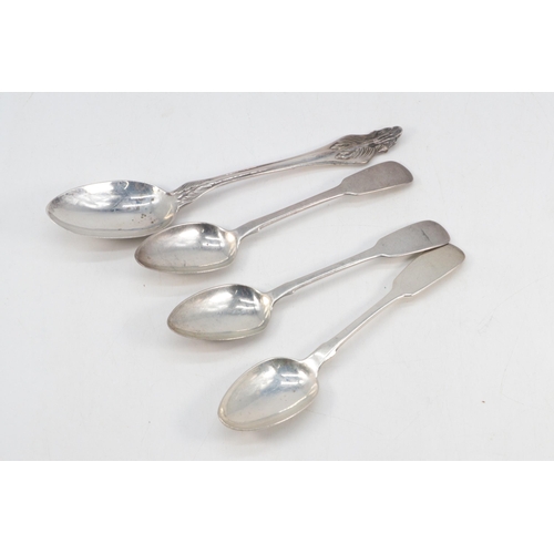 31C - Four silver hallmarked spoons