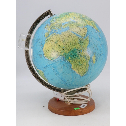 624 - A vintage globe