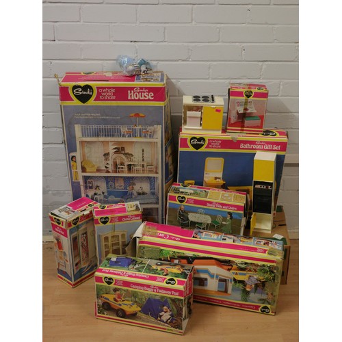 665A - Quantity of Sindy items, in original boxes (car box contains a bed, dressing table and stool) to inc... 