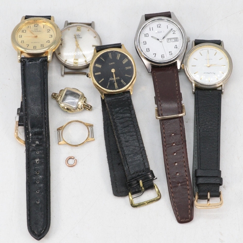 20 - A selection of quartz watches, Sekonda, Seiko etc together with a 17 jewel wind up watch