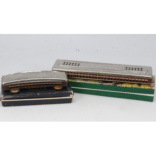 28 - Hohner echo harmonica together with Lieblinge by Hohner harmonica