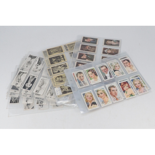 32 - A selection of cigarette cards to include Player's Film Stars 3rd series  (50); Will's Cinema Stars ... 