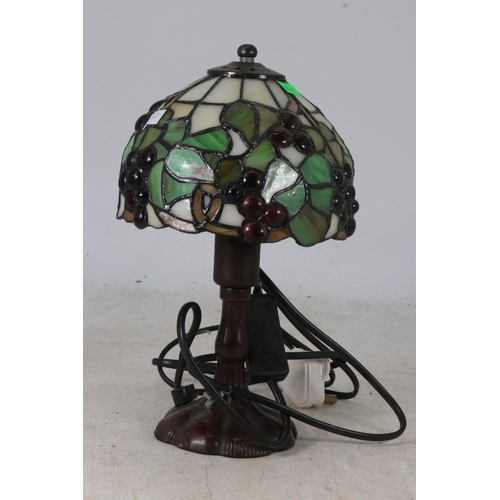 50 - Small Tiffany style lamp measures approx. 10'' tall TRADE/SPARES/REPAIRS