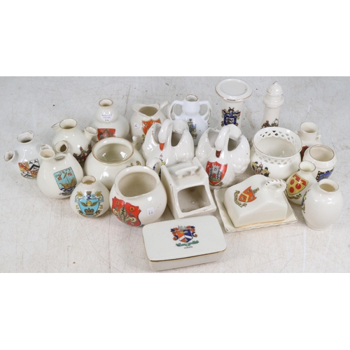 86 - Quantity of assorted crested ware