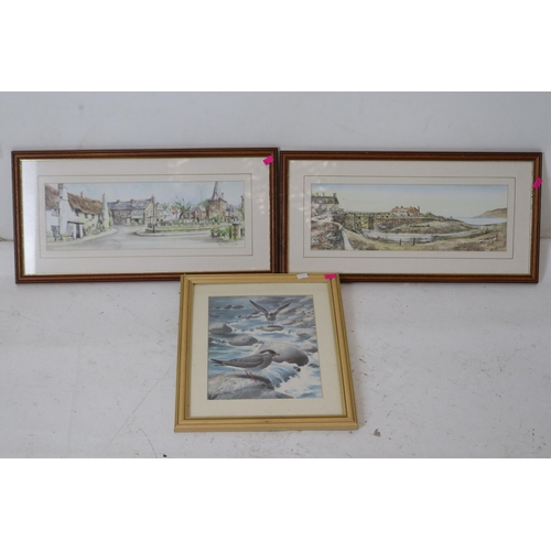 89 - Three framed pictures two by Beth Altabas