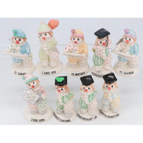 128 - Nine Beswick little lovable figurines (some repeats)