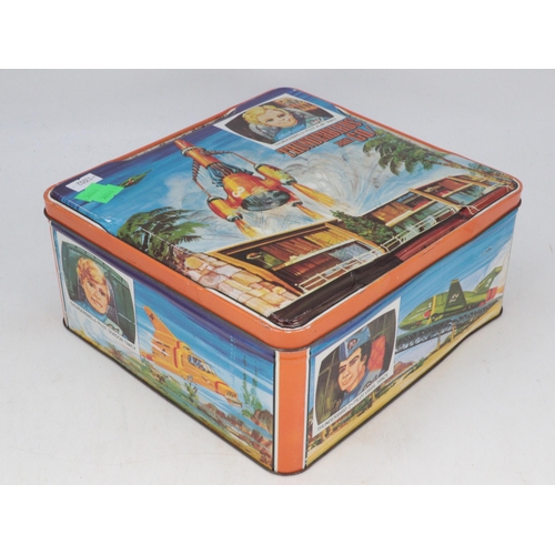 274 - Vintage Thunderbirds biscuit tin