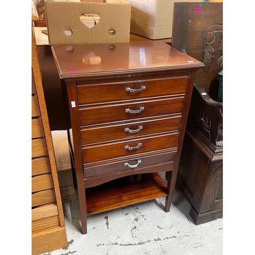 279 - Mahogany Music Chest