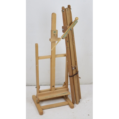 400 - Various easels together with pastels, paints etc