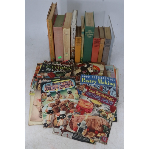 422 - Quantity of cookery books to include Elizabeth David reprints